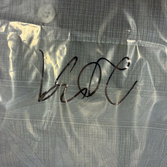 Tommy Bahama Mens XL Loop Collar Hawaiian Blue Embroidered Shirt Camp Silk - Picture 7 of 7